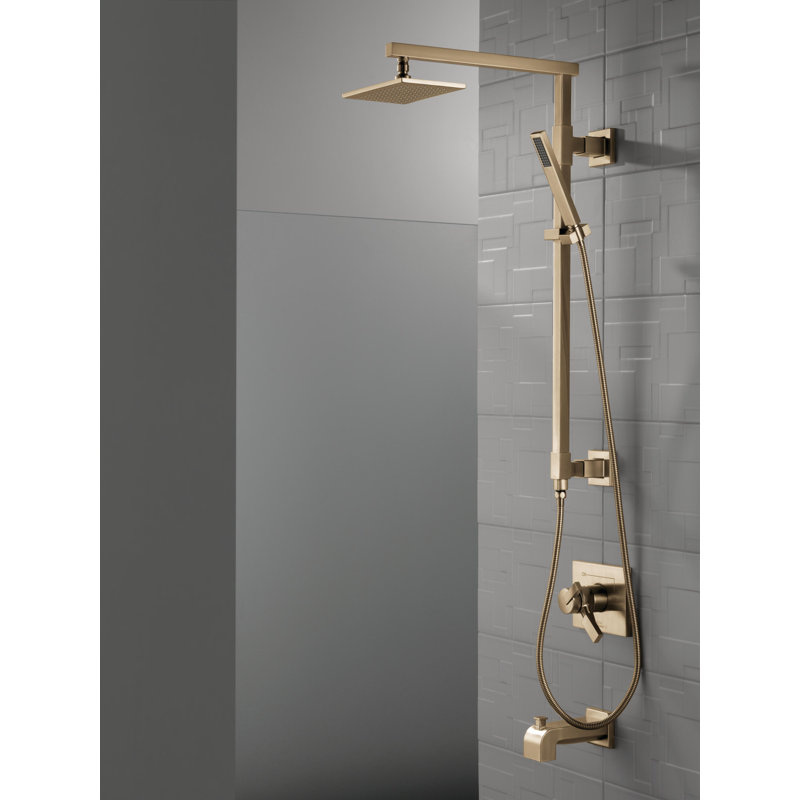 Robinet de douche Emerge, Bronze champagne