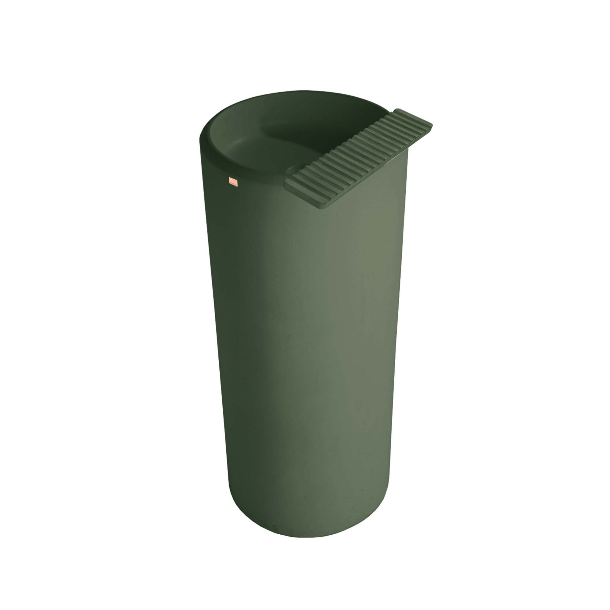 Ubud Concrete Handmade Bathroom Sink, Amazonic Green