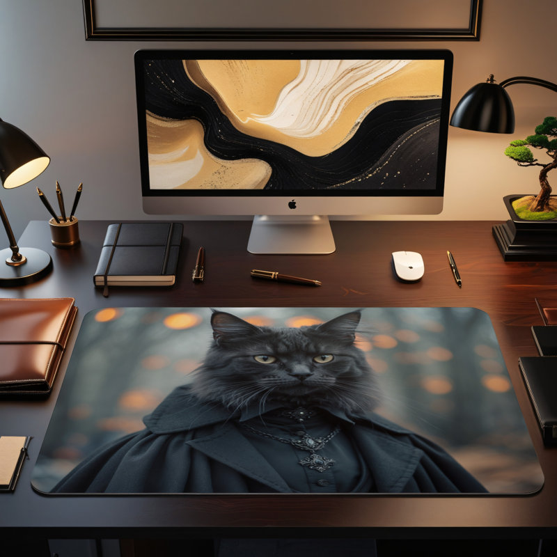 Polyester Desk Pad, 31.5x15.5