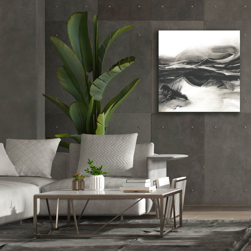  «Static Charge 1» par Ethan Harper, art mural sur toile, H 37 po x l 37 po