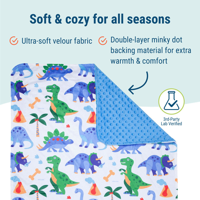 Couverture pour bébé Wildkin, Terre des dinosaures