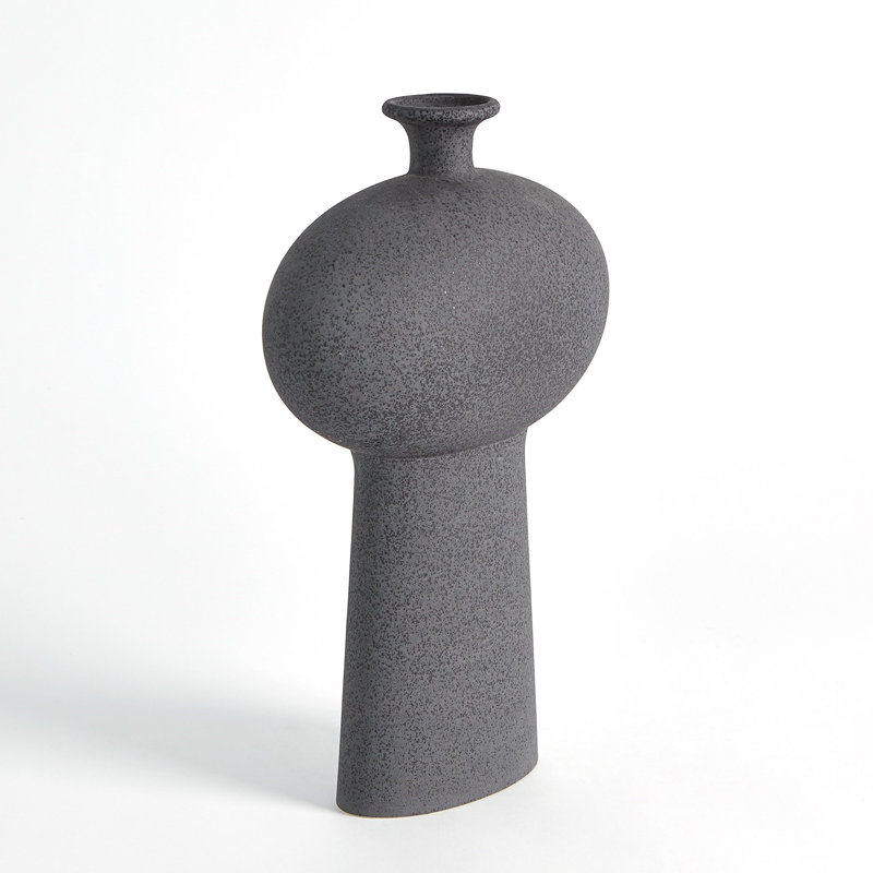 Folk Handcrafted Earthenware Table Vase