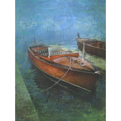 Bateau rouge - imprimé