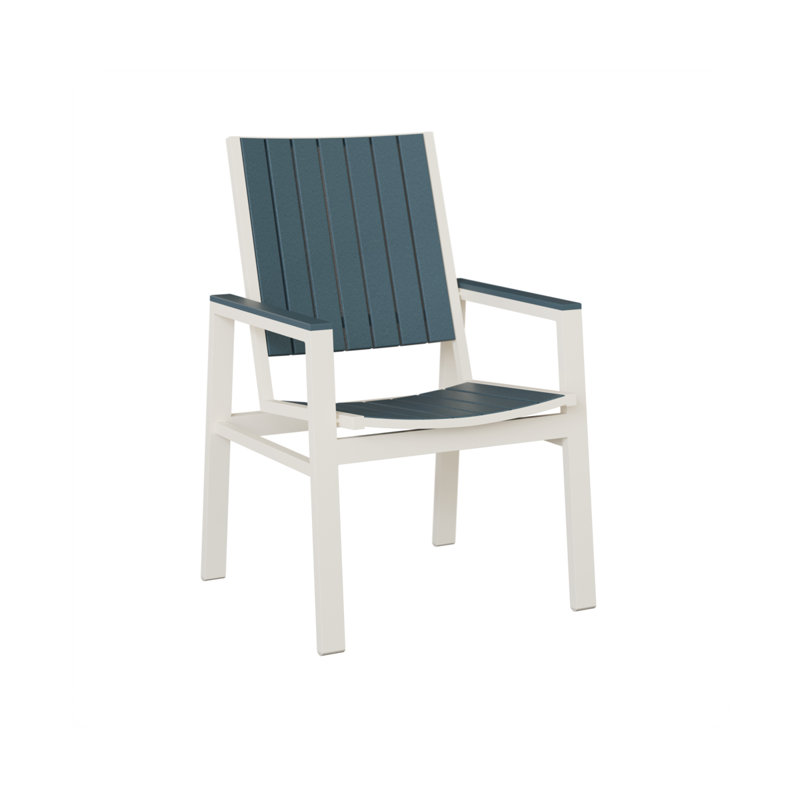 Vida Outdoor Dining Armchair, Slate