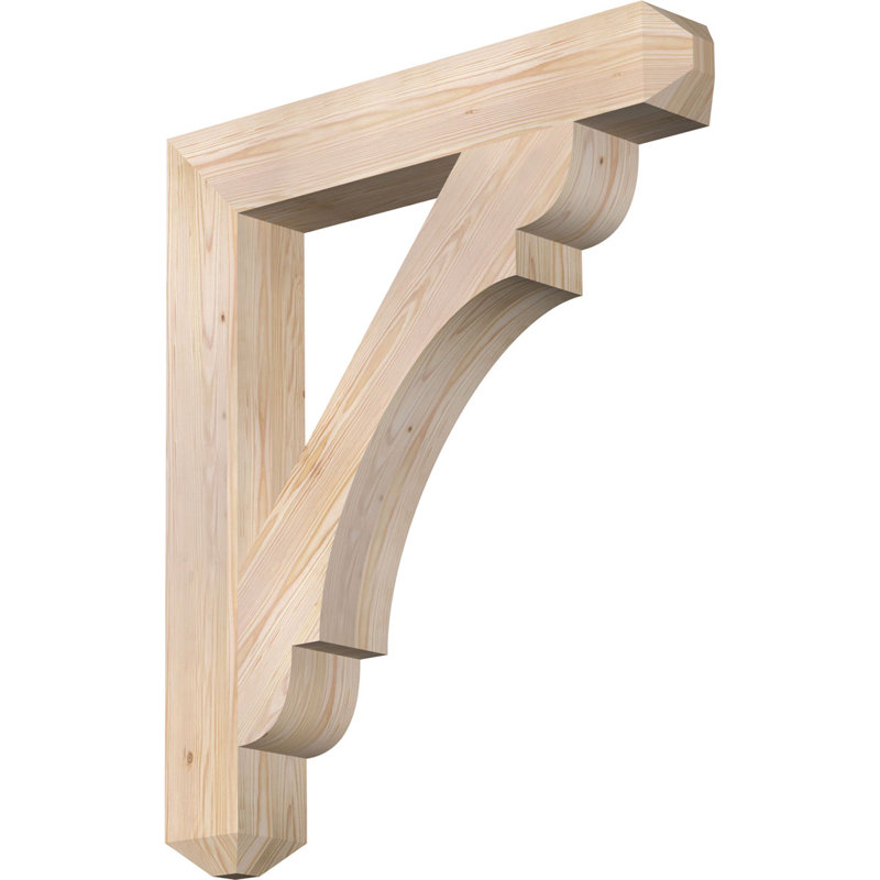 Support lisse pour artisan olympique, Sapin de Douglas, H 42 po x l 5,5 po x P 36 po