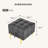 22" Pet-Friendly Anti-Scratch Leather Storage Ottoman - Golden Stainless Steel Legs Entryway Bench-1956738639