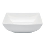 Carré White Porcelain Salad Bowl