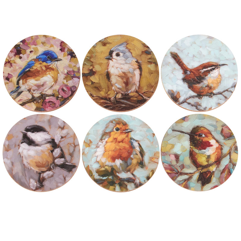  Tiny Bird Magnet Set