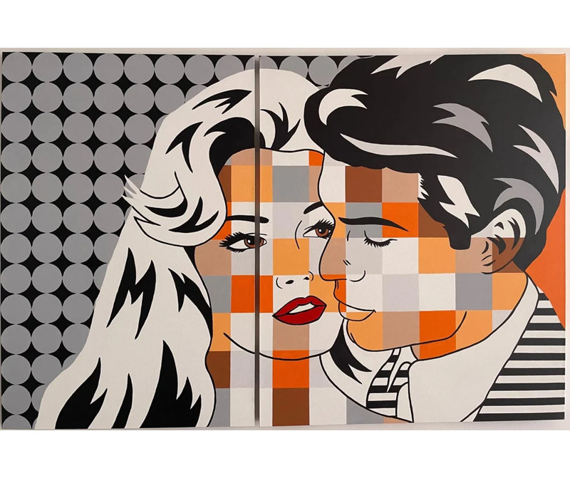 Couple in Orange