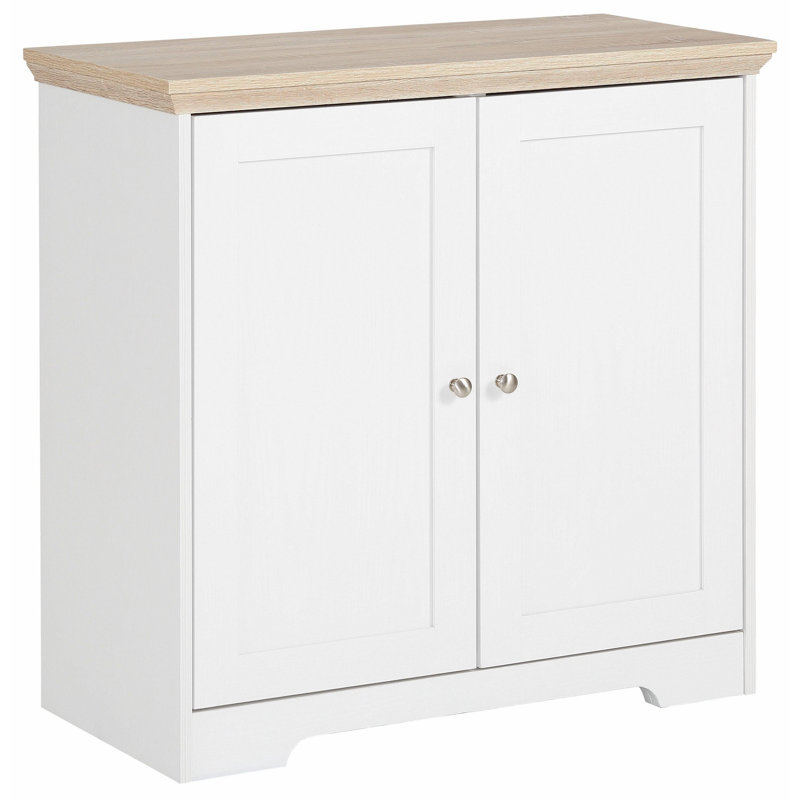 Glenmoor 84cm Sideboard, White/Oak