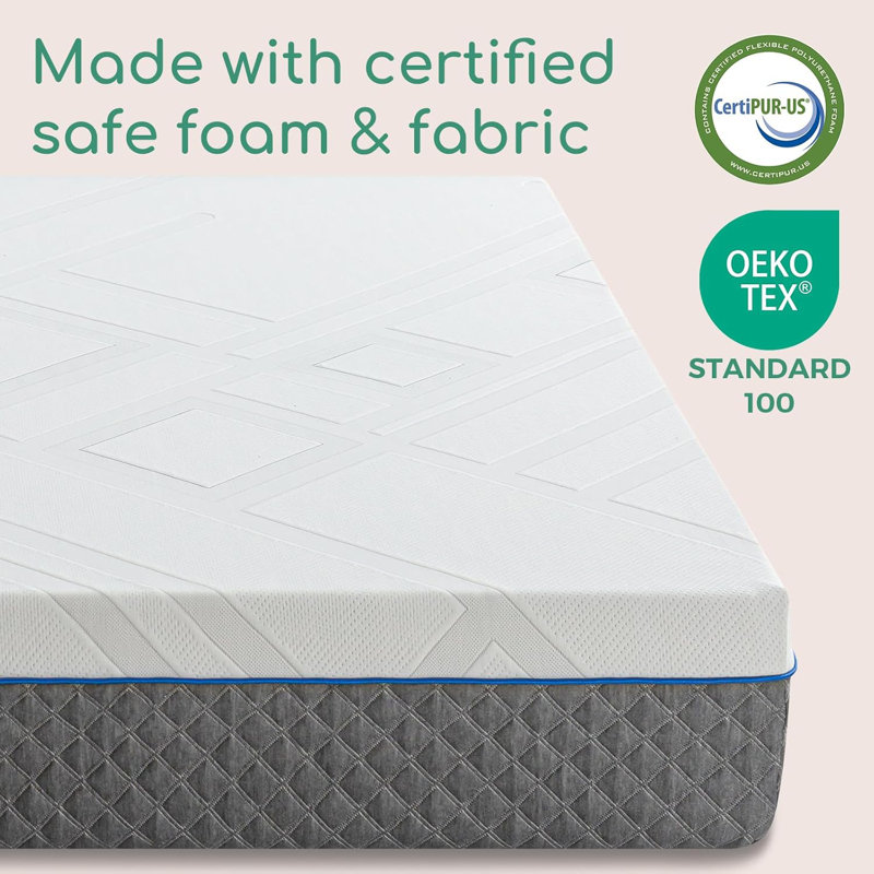 Caldicott 12'' Medium Memory Foam Mattress in A Box, Queen, 12"