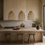 19 in. H Rattan Dome Pendant Shade