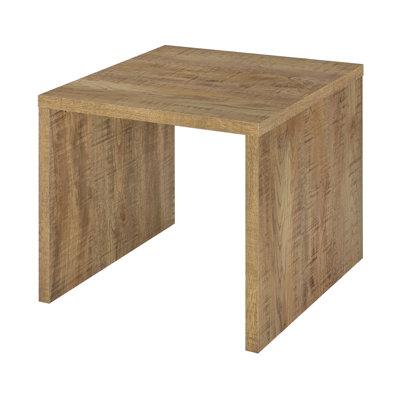 Table de bout rustique 23,9 po, brun
