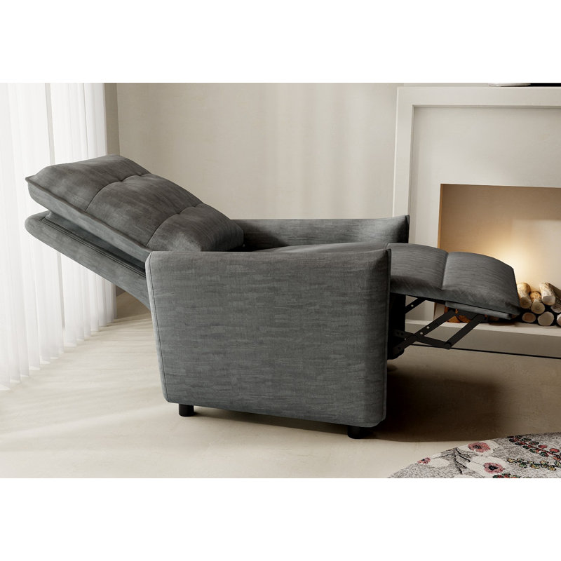 Fauteuil inclinable Chenille, Gris