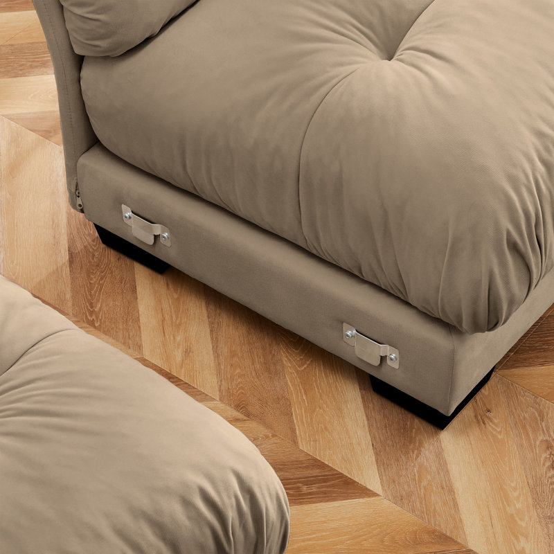 Repose-pieds Milano - Beige, Tan