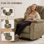 Fauteuil inclinable Massage Massage Lift pour personnes âgées, brun-328409157