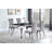 Carone Rectangular Glass Top Dining Table-106625984-107492806