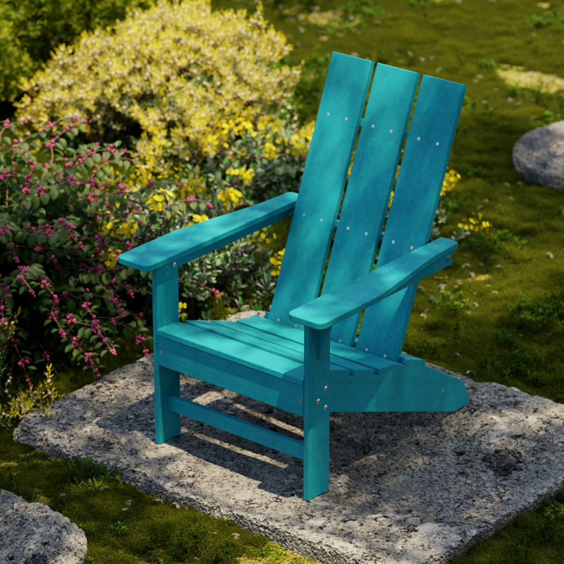 Chaise Adirondack moderne Freedom, Bleu