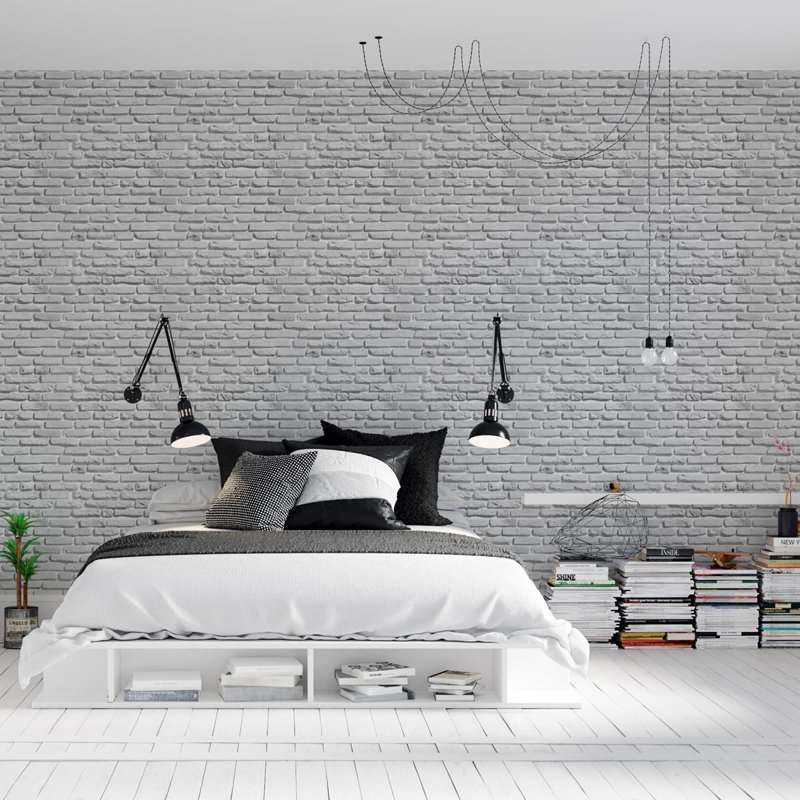 Rouleau de papier peint adhésif doux L 126 po x l 24 po