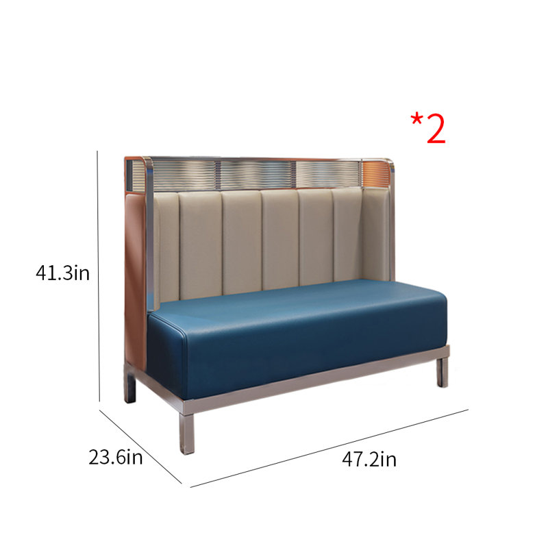 Banc rembourré en similicuir