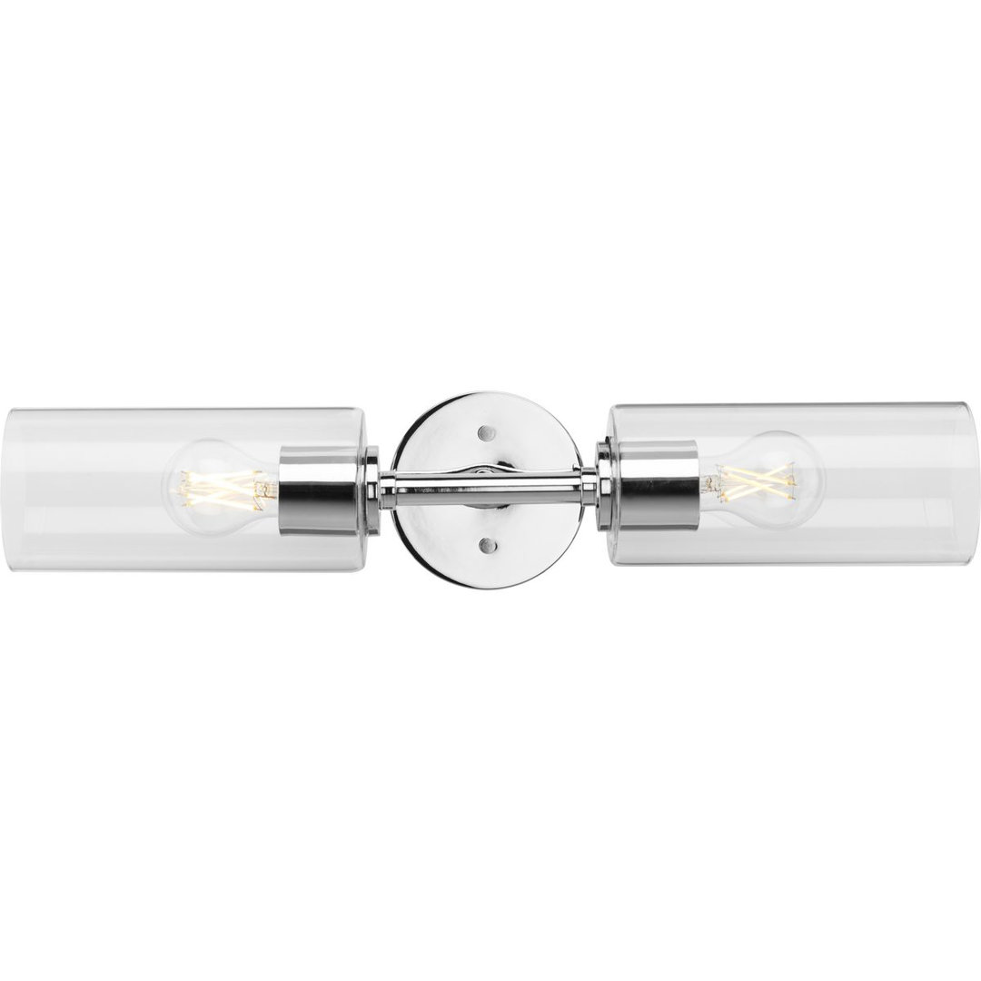 Aryabella 2 - Light Steel Armed Wall Sconce Wade Logan® 