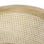 Chaise d'appoint en bois d'hévéa beige naturel
