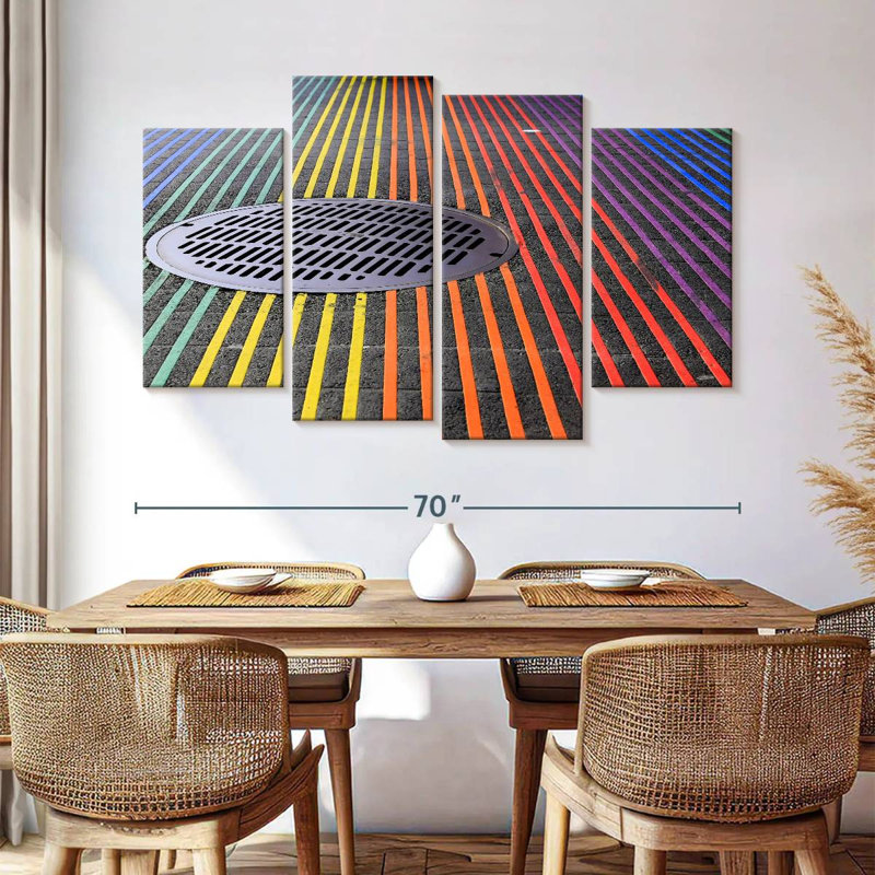 Sireci Castro District Rainbow Crosswalk, 42'' H x 68'' W
