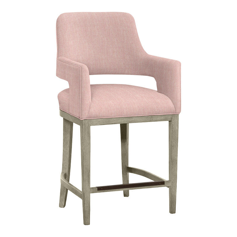 Tabouret de bar et de comptoir Josie, Amande chamois, Perigold Play Cameo, Tabouret de comptoir (siège d'une hauteur de 26,5