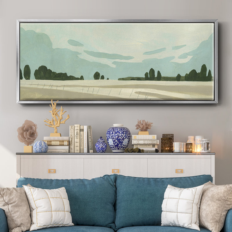 Farmland Study III- Framed Canvas