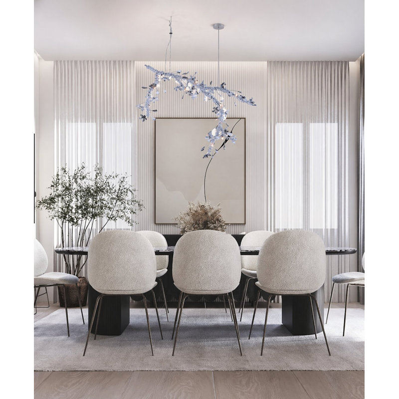 Lustre transitionnel en cristal 13 lumières Llanes 