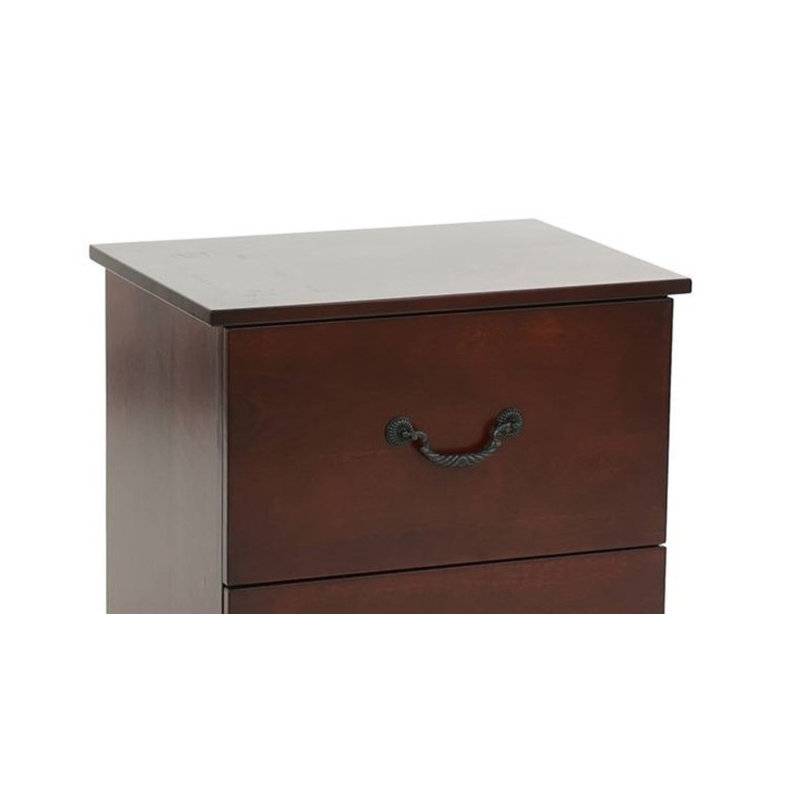 Table de chevet Emmamae, Brun foncé