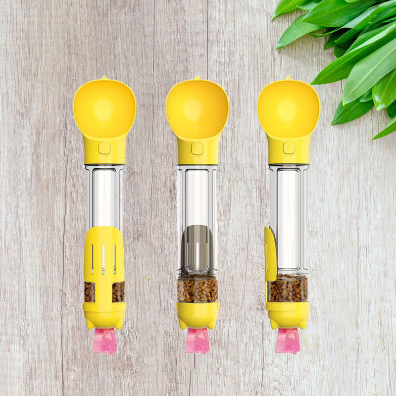 Bol / plat extérieur portatif, 10,55 oz., Jaune
