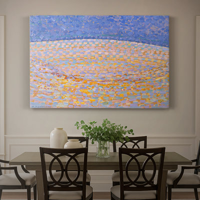 Pointillist Dune Study (Dune II)-Piet Mondrian-Gallery Wrapped Canvas-1909
