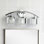Éclairage pour salle de bain 3 lumières en cristal Hallum H 11,3 po