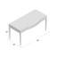 Monarch Solid Wood Writing Desk