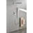 Shower System In Finish - Head, Hand Shower, Slide Bar, Arm, Hose, Valve Trim Combination With Decoration For Bathroom Appeal