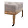 Barquero Woodland Upholstered Diamond Tufted Ottoman with Nail Trim and Casters