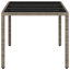 Airidas Rectangular Glass Outdoor Dining Table 90 cm D-1877077710-1877077704