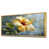 Toile avec cadre flottant or