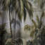 Motif tropical Whispering Palms - rideau en velours tropical - obscurcissant - 1 panneau-107579324