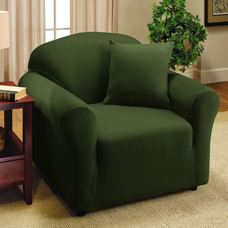 Housse pour fauteuil à coussins en T, Vert forêt
