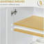 Armoire de cuisine autoportante, armoire de rangement avec 4 portes et tiroir