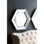 Miroir mural 21 "X 18" Hexagon