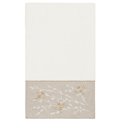 Serviette de bain en coton Braelyn