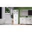 Armoire de rangement 67 po, 6 portes, 6 portes, blanc