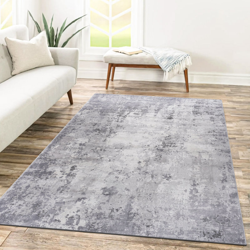 Besma Abstract Indoor / Outdoor Rug, Rectangle 7'9'' x 10'