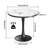 Round Kitchen Dining Table Leisure Sintered Stone-Top Coffee Table With Pedestal Base 30”-842894254