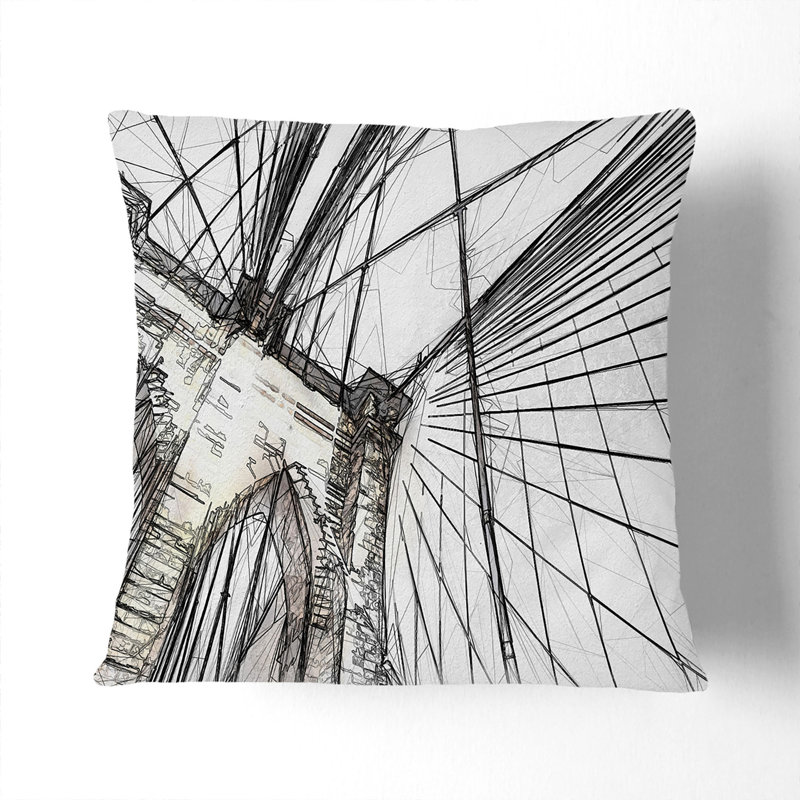 Square Cushion, Stone, 40cm H x 40cm W x 15cm D