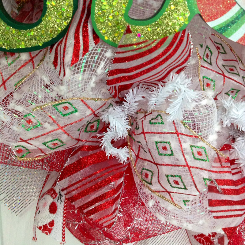 Couronne de Noël «Be Jolly Snowman»