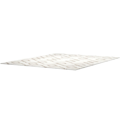 Aderita Shag Hand Tufted Performance Geometric Rug